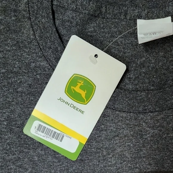 Hanes Men's John Deere Logo Black Tee XL - New With Tags - Picture 3 of 3